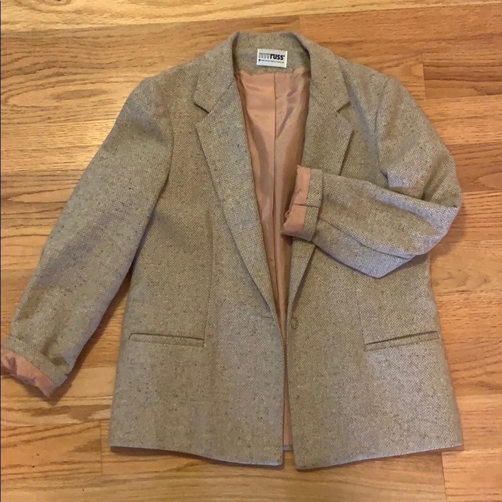 Vintage rrrrruss wool blazer